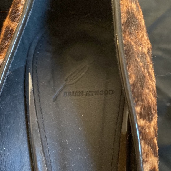 B Brian Atwood Leopard Ponyskin 5.5”  Heels - Picture 4 of 10